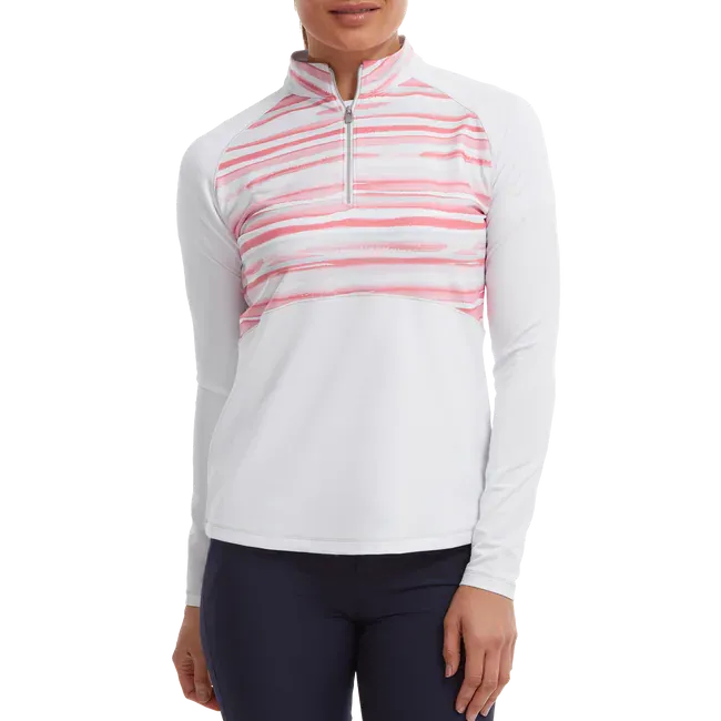 FootJoy Women's Half-Zip Watercolour Mid Layer