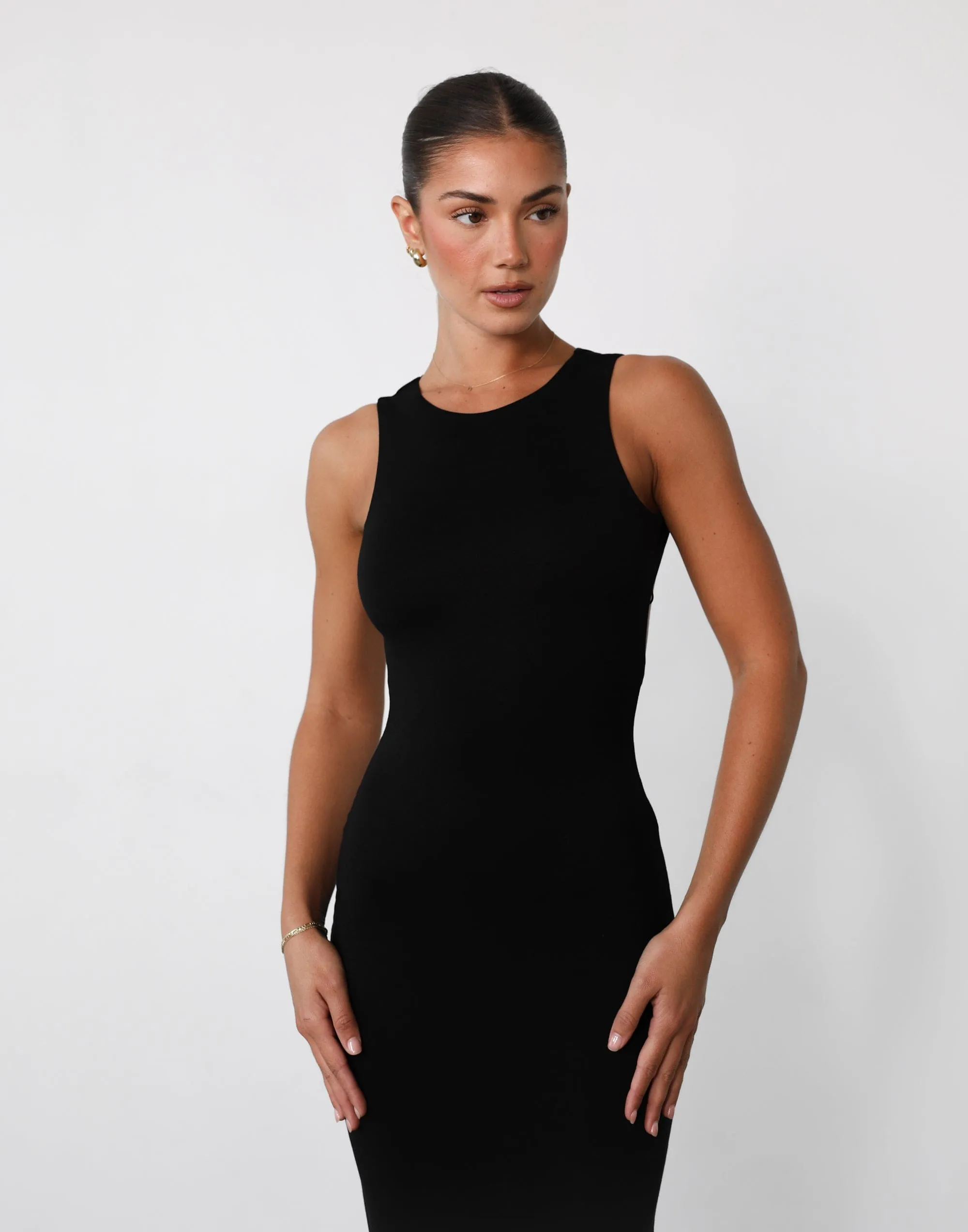 Forget It Maxi Dress (Black)