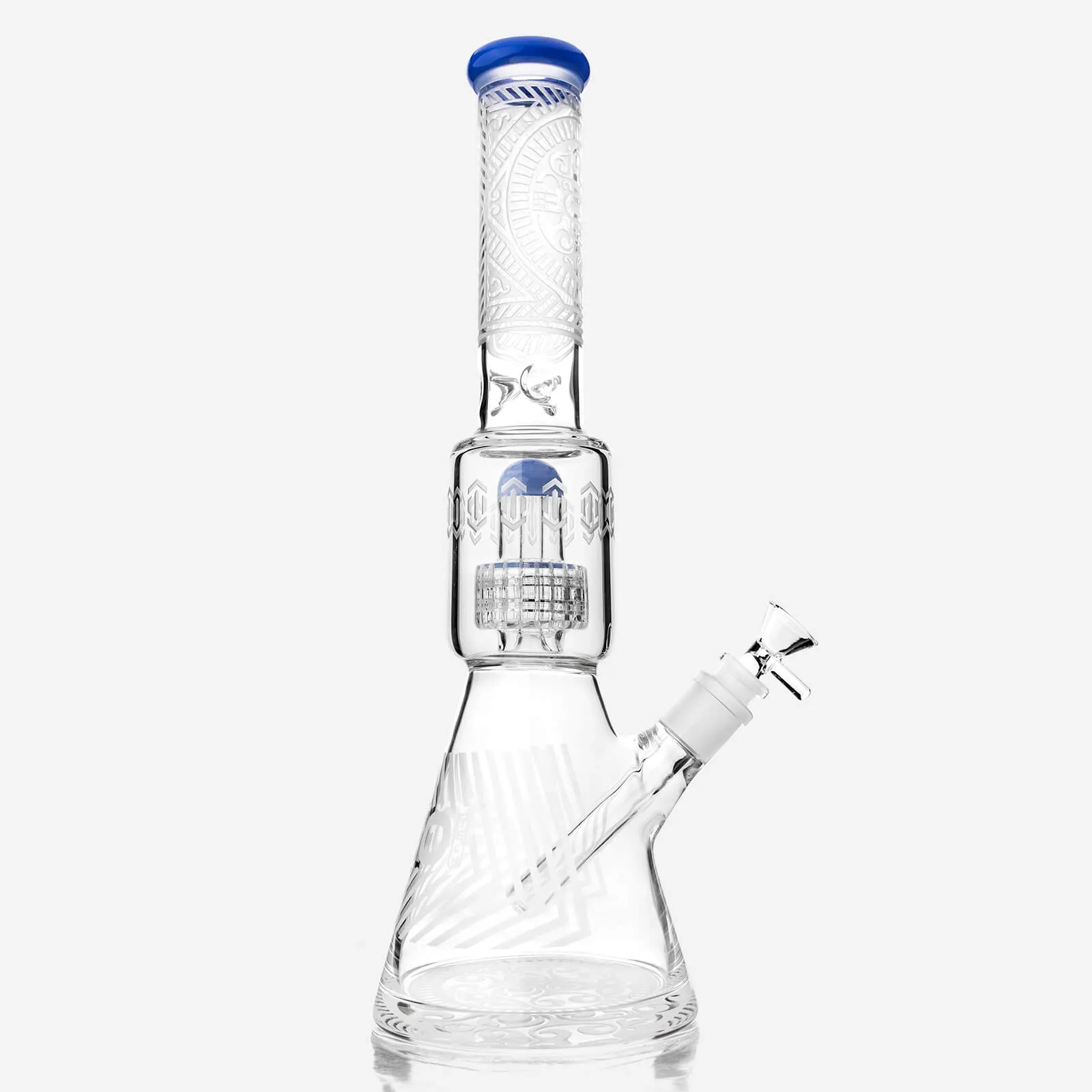 Frosted Sacred Geometry Beaker Bong Matrix Perc