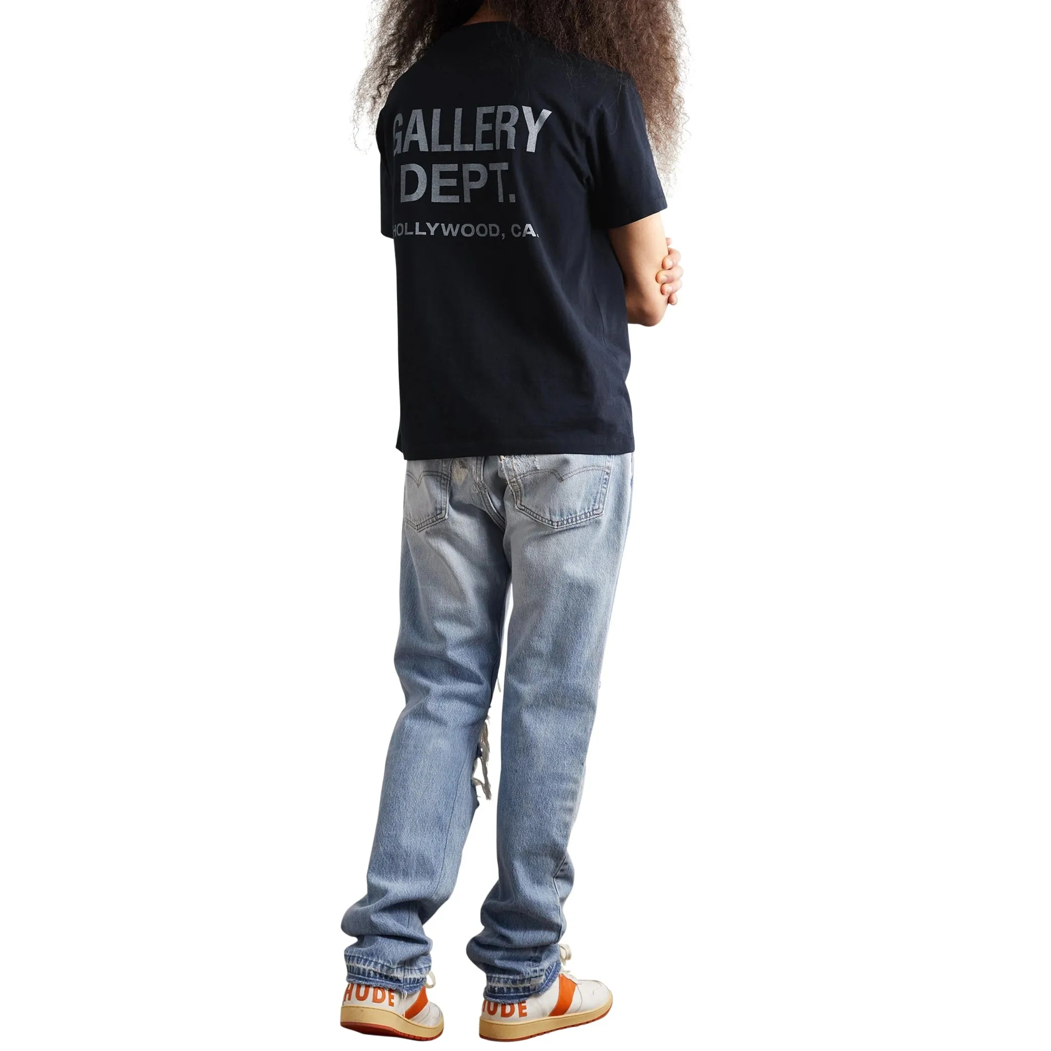 Gallery Dept. Souvenir Logo Dark Grey T Shirt