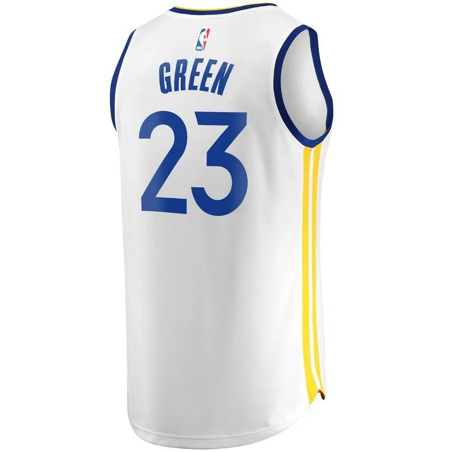 Golden State Warriors Draymond Green Fanatics Branded Replica Fast Break Player Association Jersey Kids - White | Ireland R7624G1