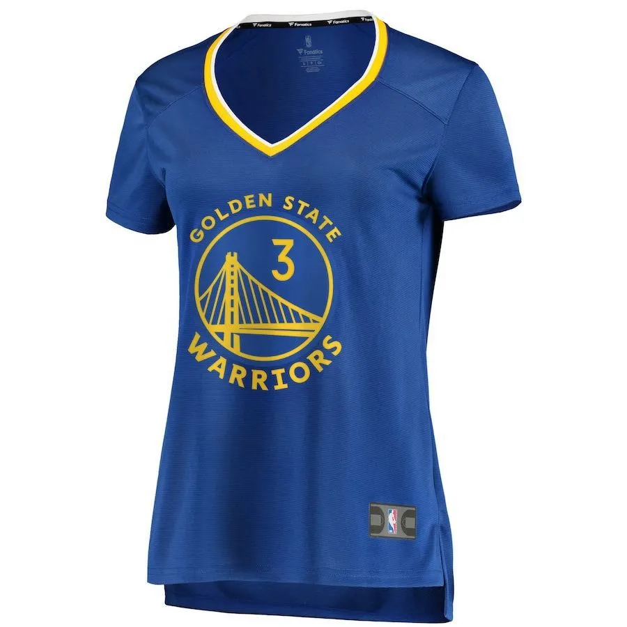 Golden State Warriors Jordan Poole Fanatics Branded Replica Fast Break Player Icon Jersey Womens - Blue | Ireland S9708U6