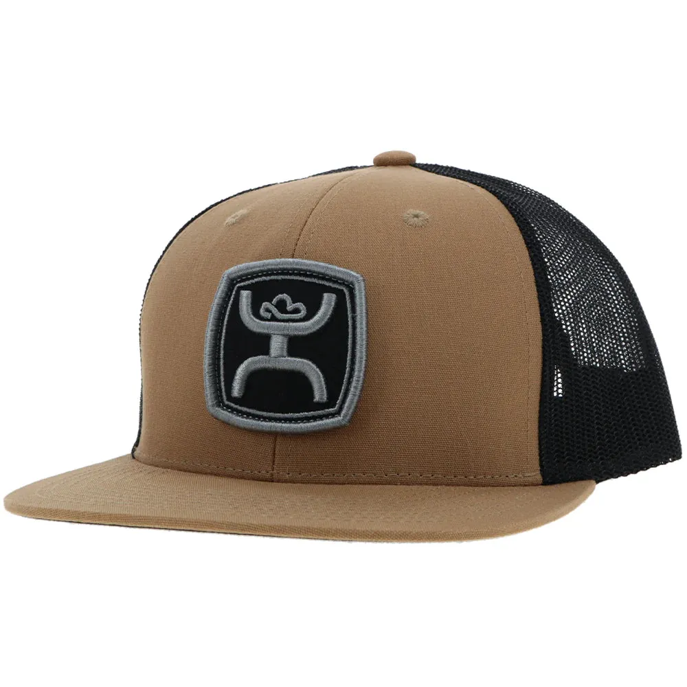 HOOEY ZENITH HAT TAN/BLACK W/BLACK & CHARCOAL PATCH