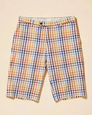 Inserch Seersucker Check Shorts ST271-00056 White Multi