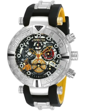 INVICTA Disney Limited Edition Mens Dive Watch - Stainless - Pluto - Silicone