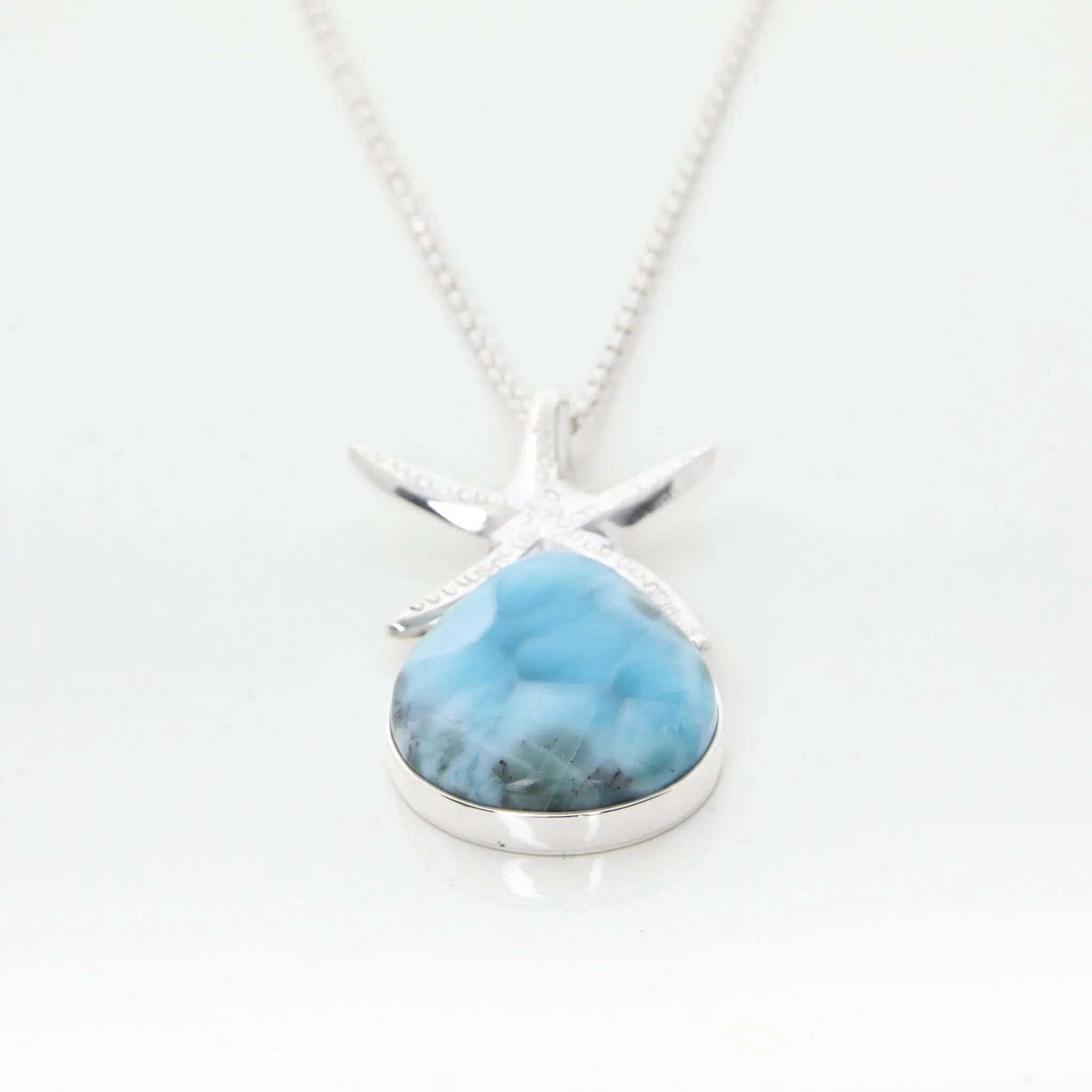 Larimar Starfish Pendant Maika