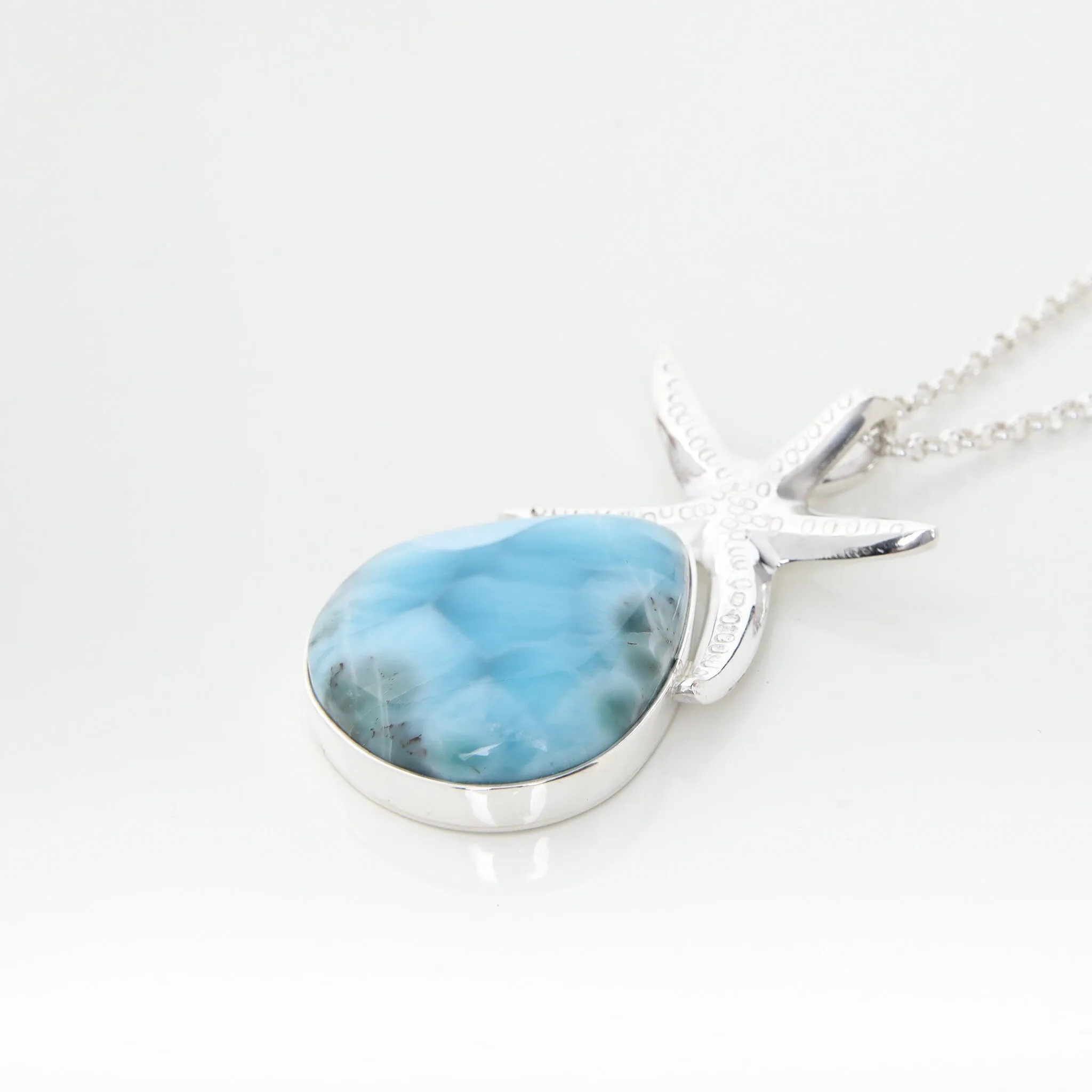 Larimar Starfish Pendant Maika