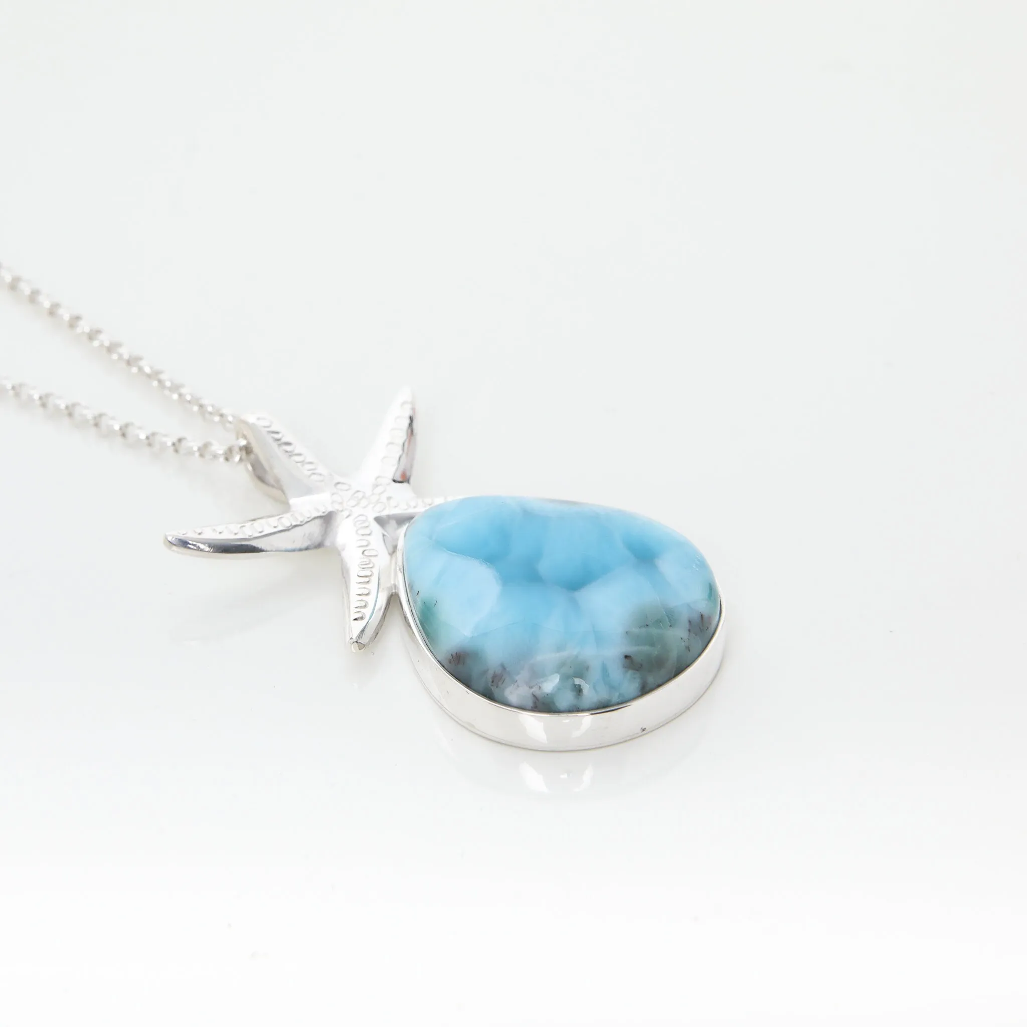 Larimar Starfish Pendant Maika