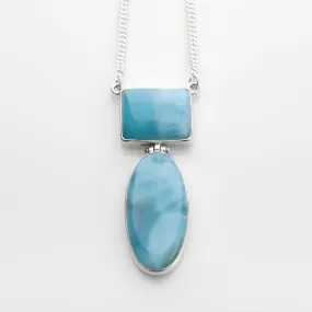 Larimar Stones Necklace Joyful