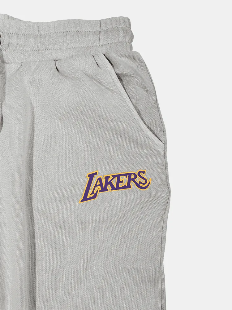 Mitchell & Ness LA Lakers Vintage Small Logo Trackpants - Clay