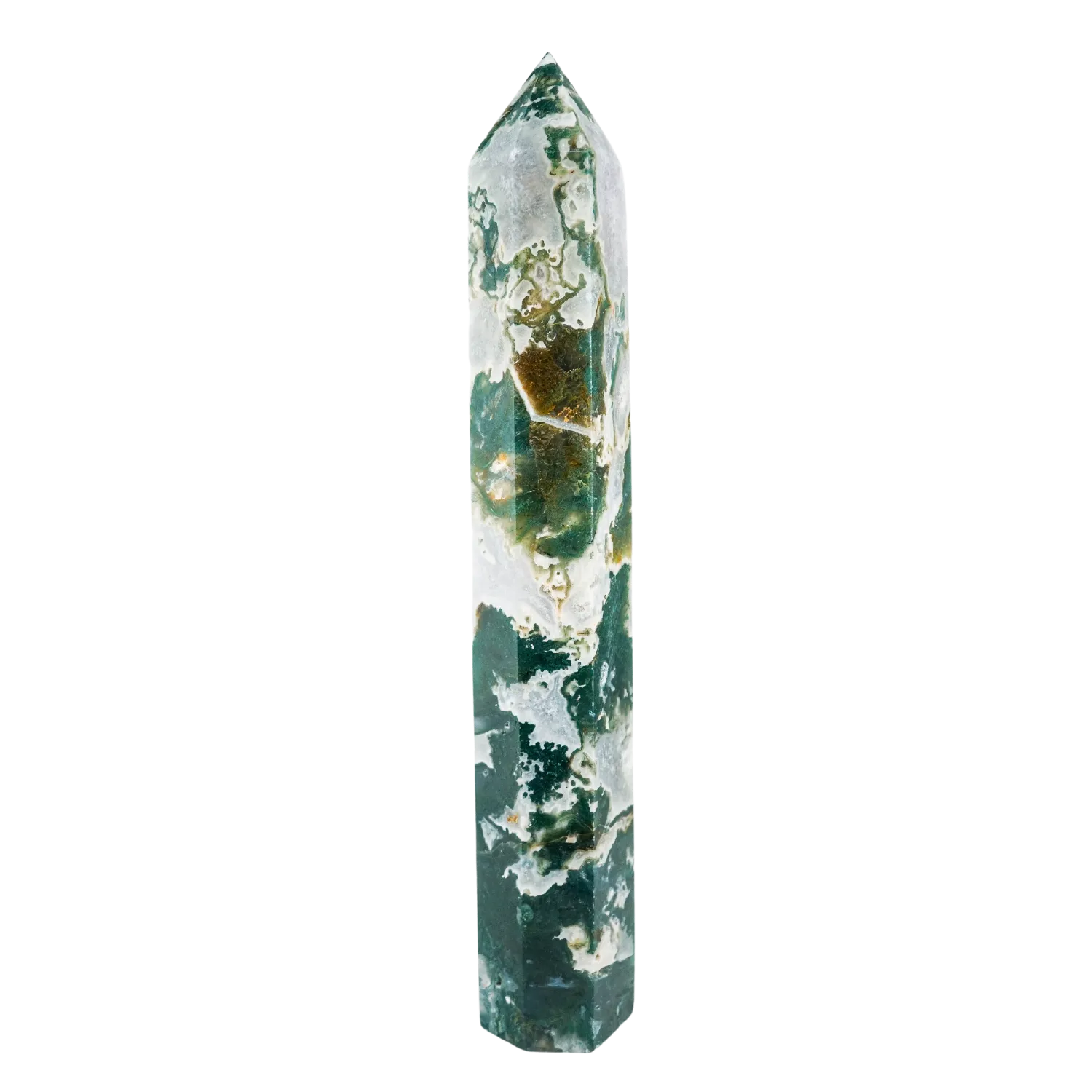 Moss Agate Pillar