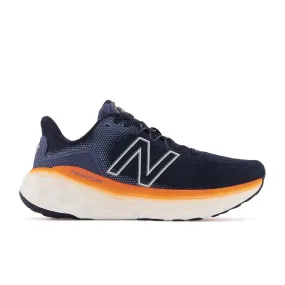 New Balance Fresh Foam More V3 (Men's) - Eclipse with vibrant orange