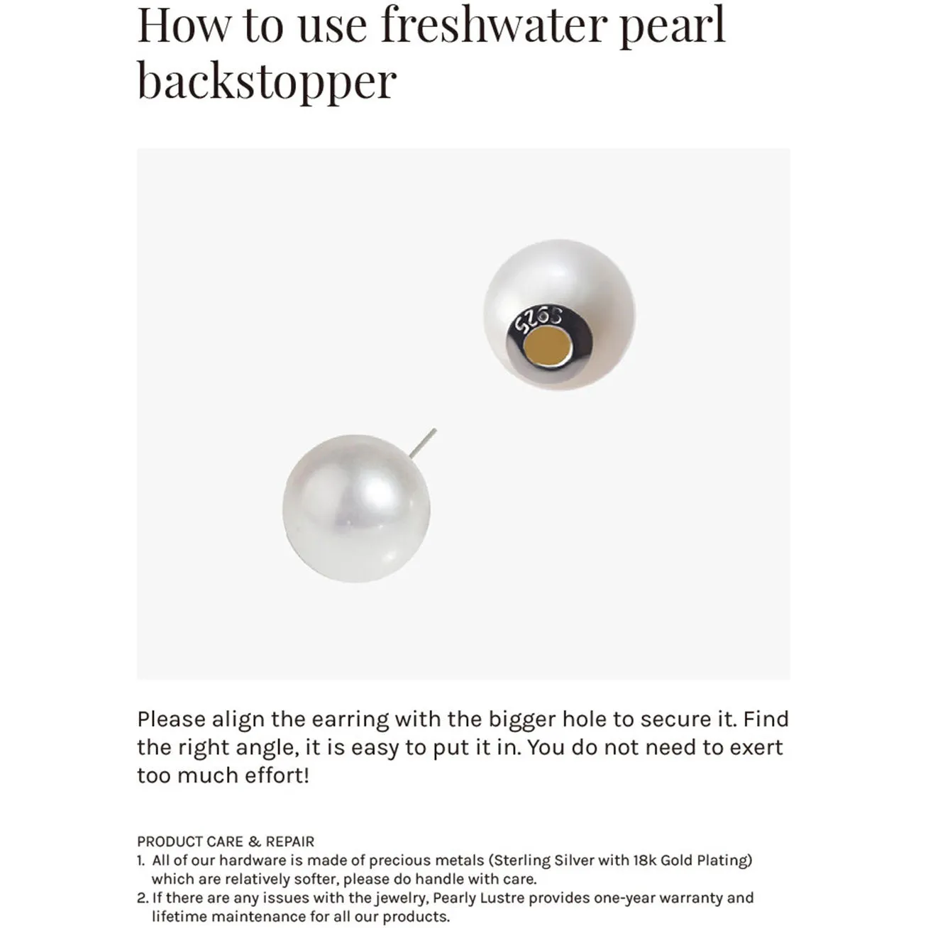 New Yorker Freshwater Pearl Earrings WE00142