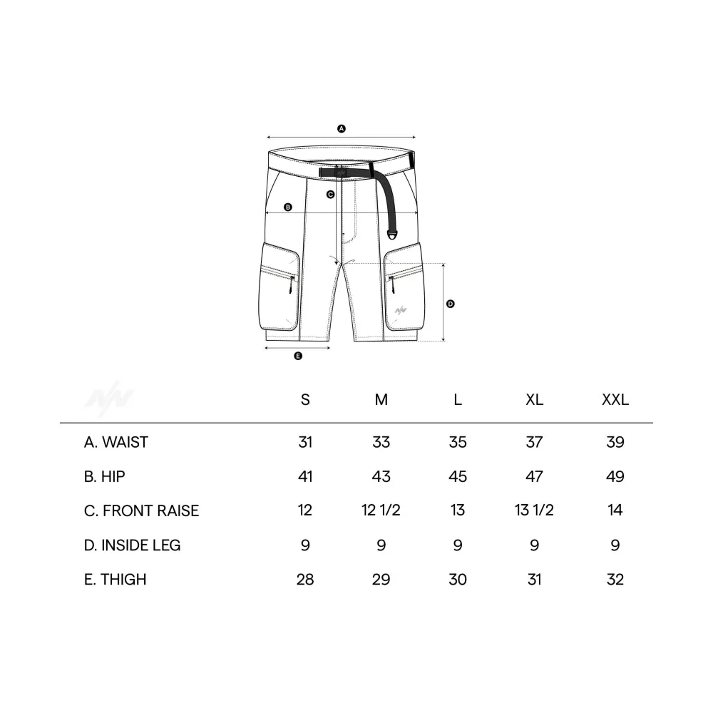 NINE POINT NINE TEFLON ESCAPE T2 WIDE SHORT-BLACK