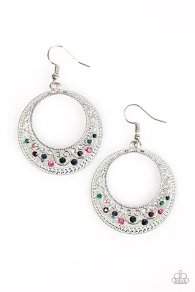 Paparazzi Colorfully Cordial Multi Earrings