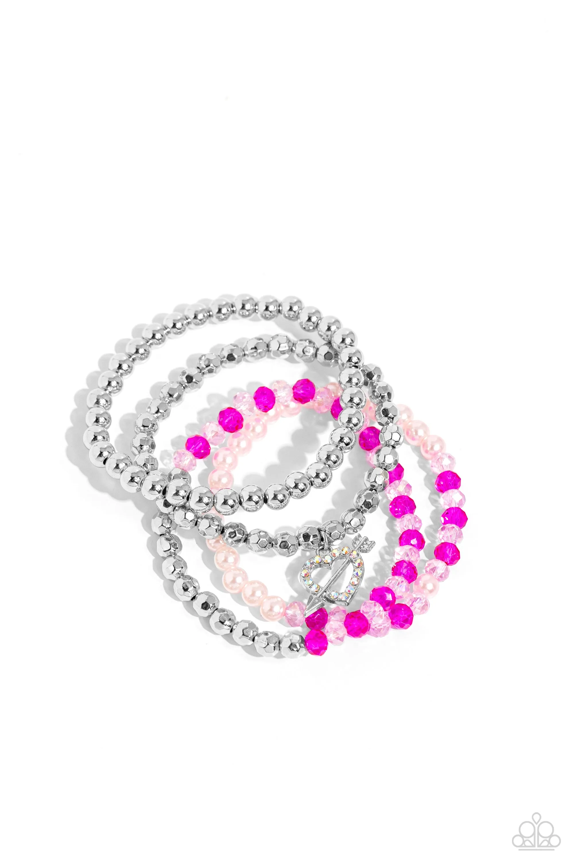 Paparazzi Heart-struck Haute Multi Bracelet