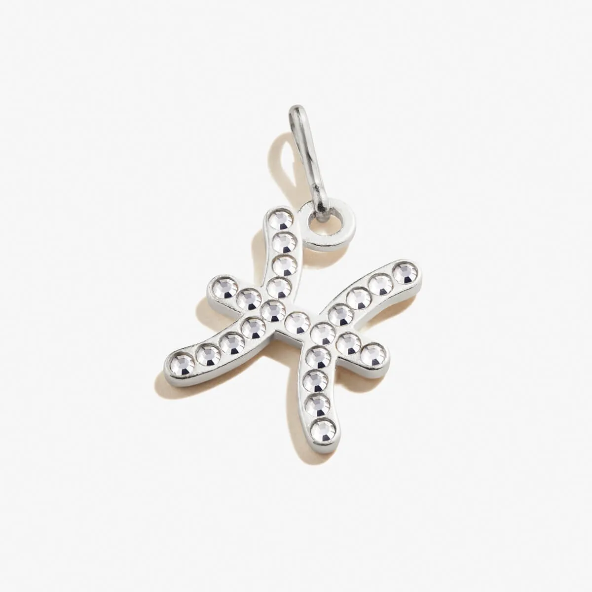 Pisces Zodiac Pavé Crystal Charm