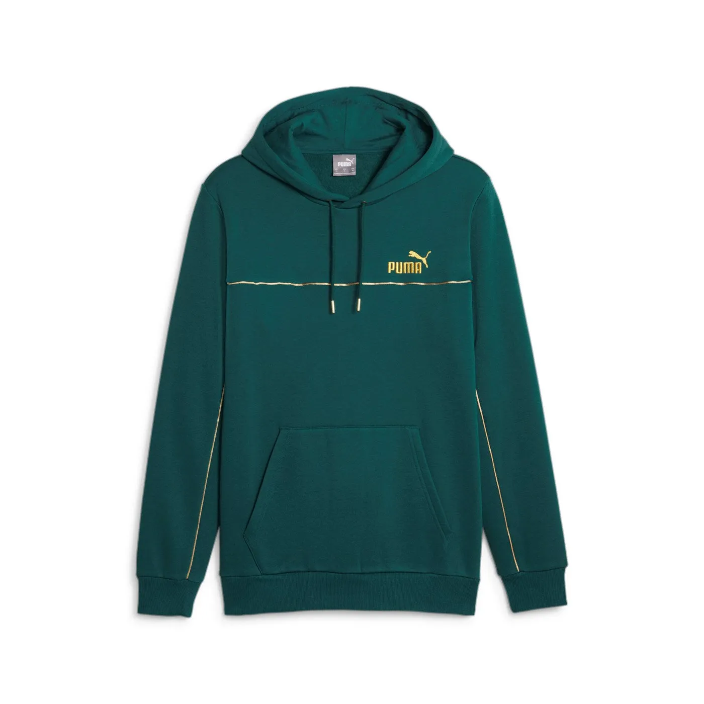 Puma men's hoodie Ess  minimal Gold 680013-43 green