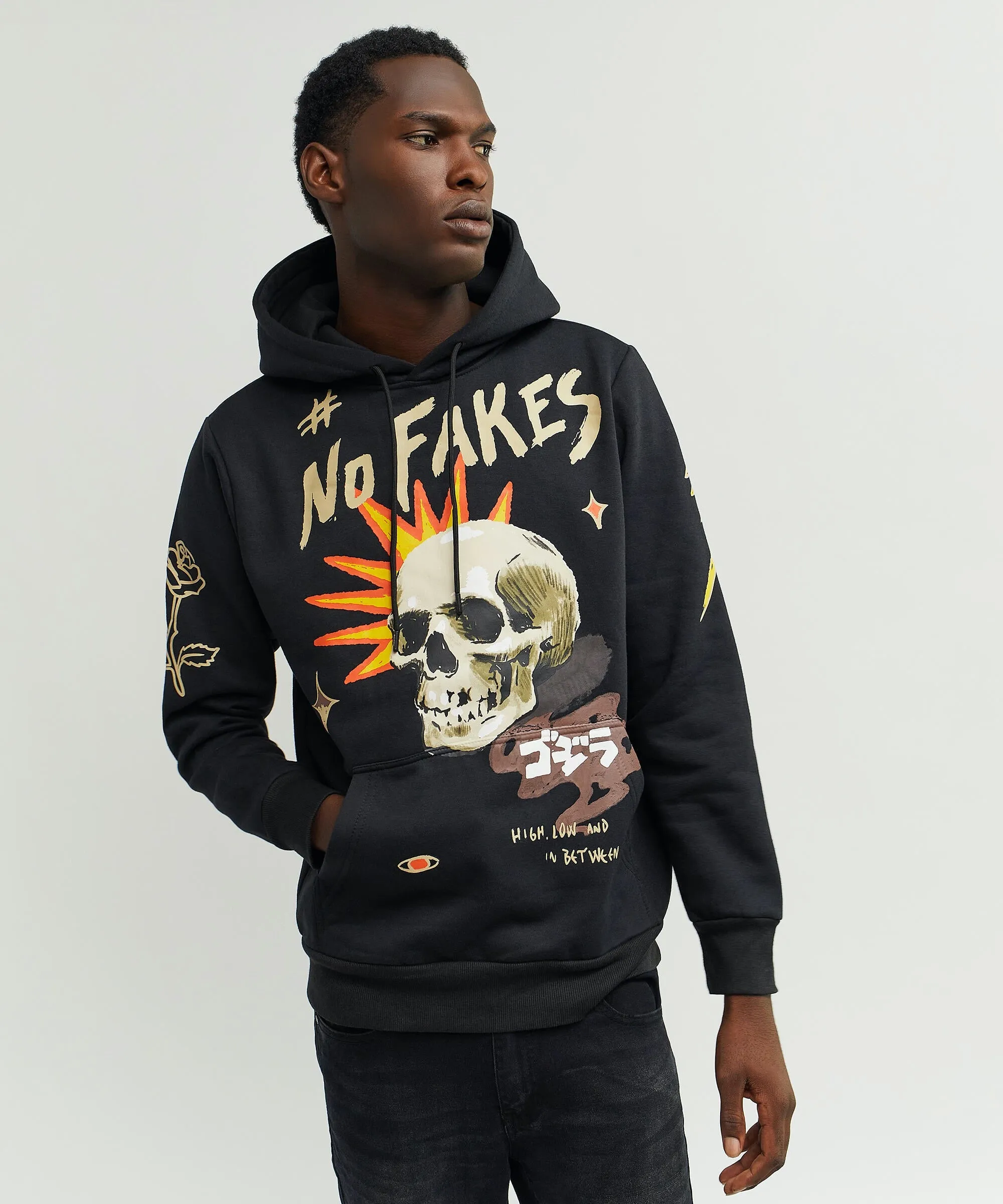 Reason No Fakes Hoodie - Black