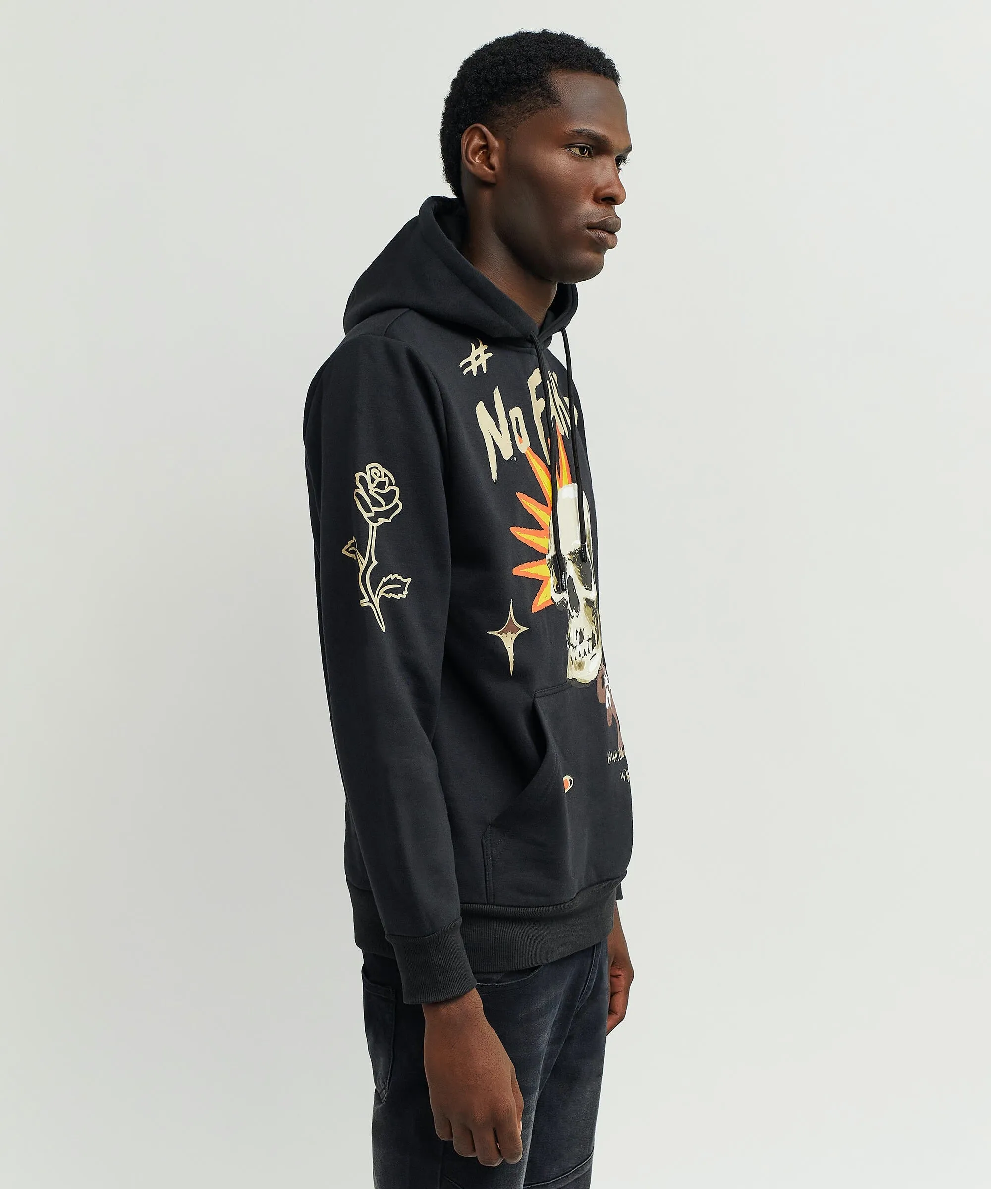 Reason No Fakes Hoodie - Black