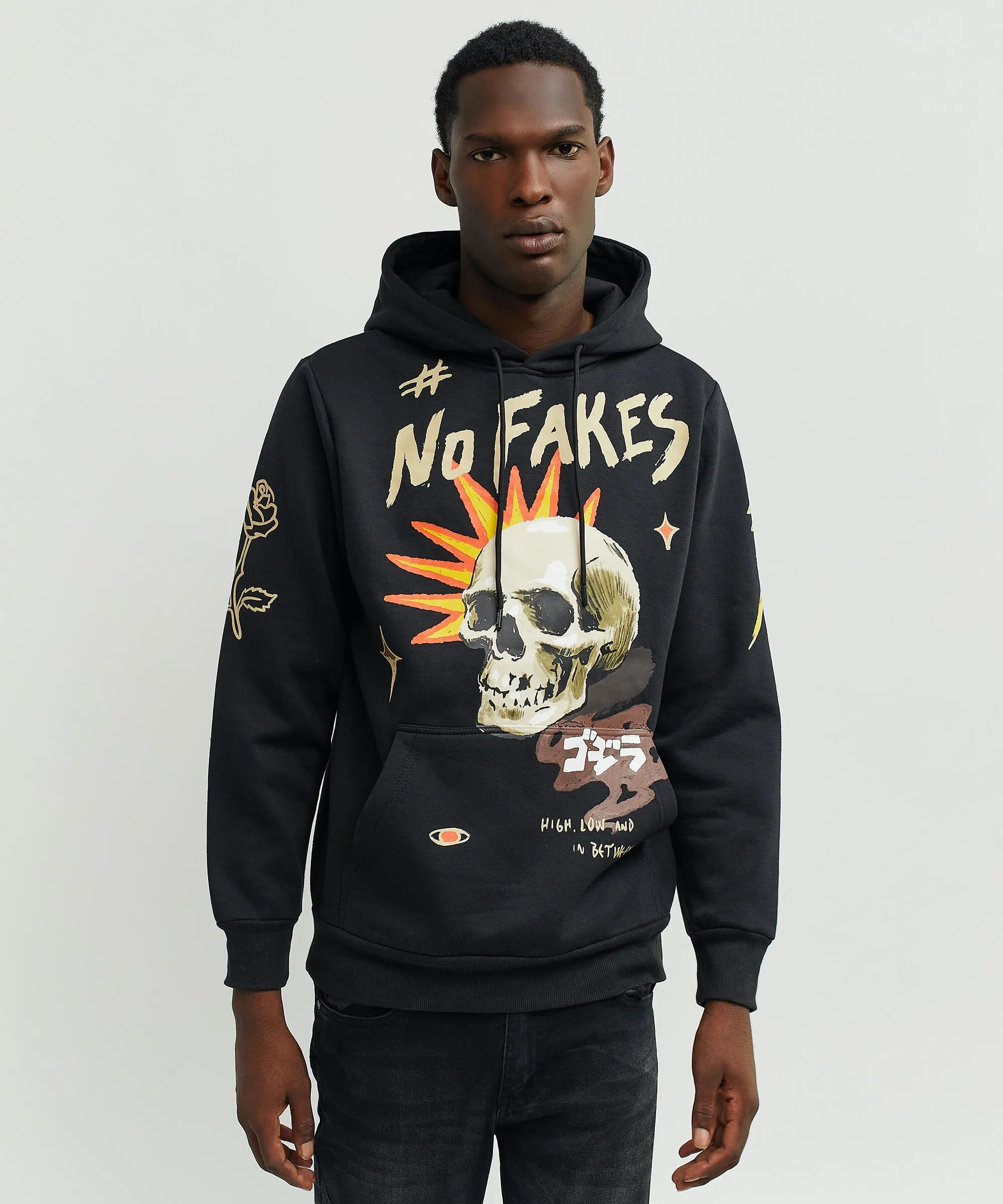 Reason No Fakes Hoodie - Black