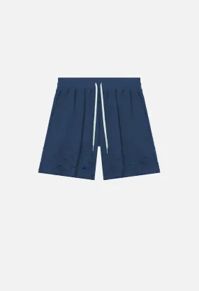 Reverse Burn-Out Shorts / Cadet X Royal