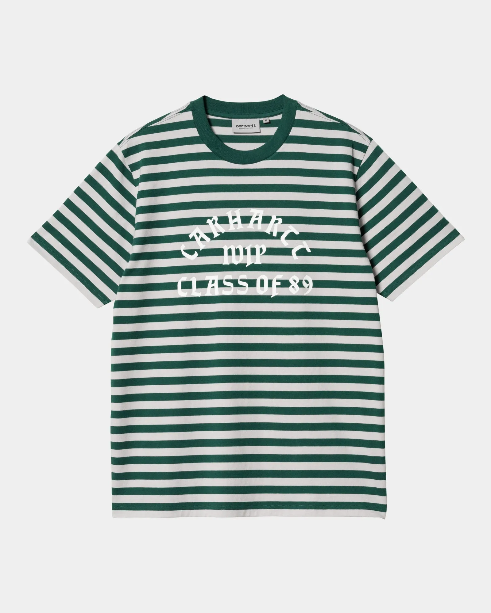 Scotty Stripe Athletic T- Shirt | Chervil / Sonic Silver