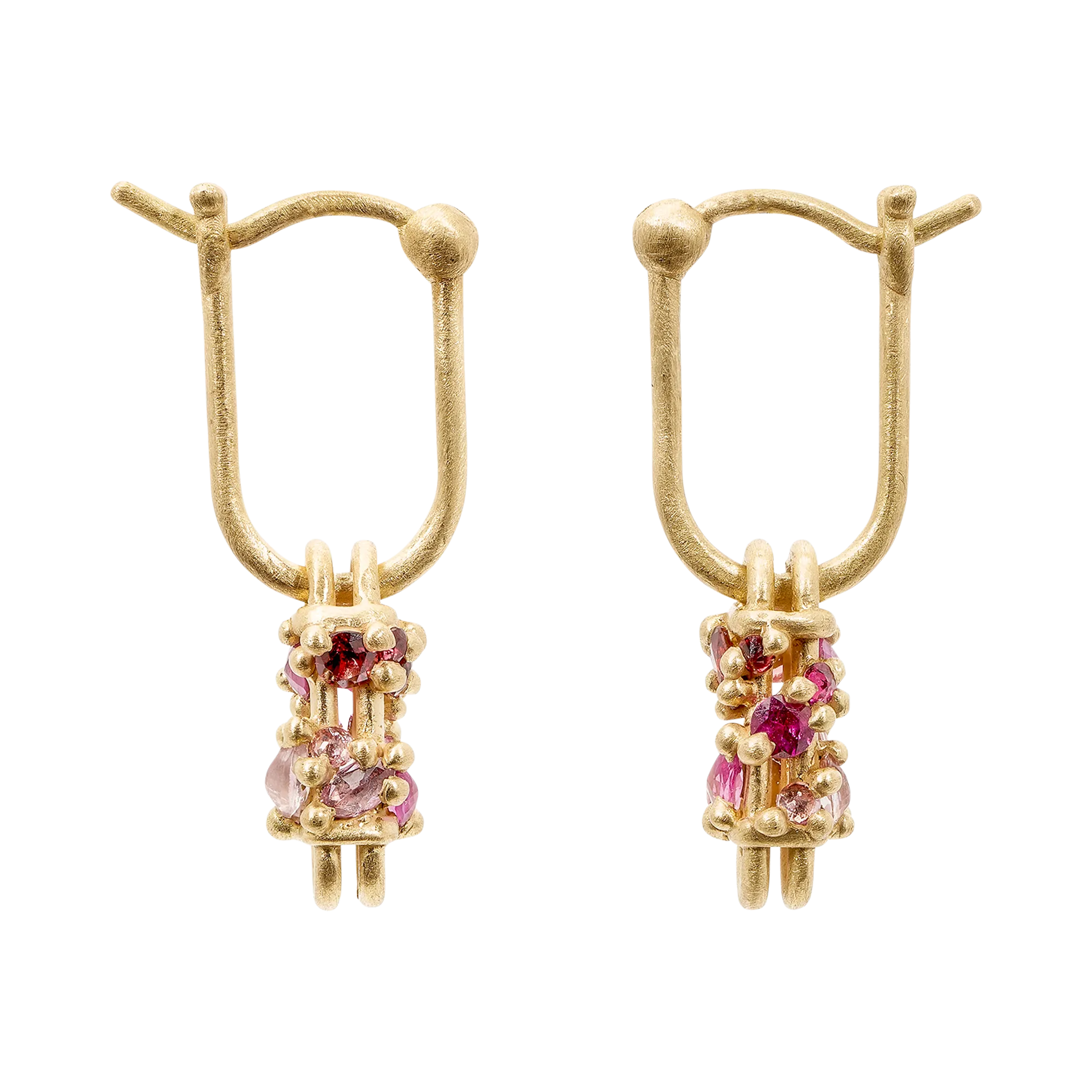 Short Plum Blossom Fontaine Earrings - Made to Order