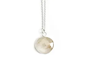 Silver Rutilated Quartz Necklace