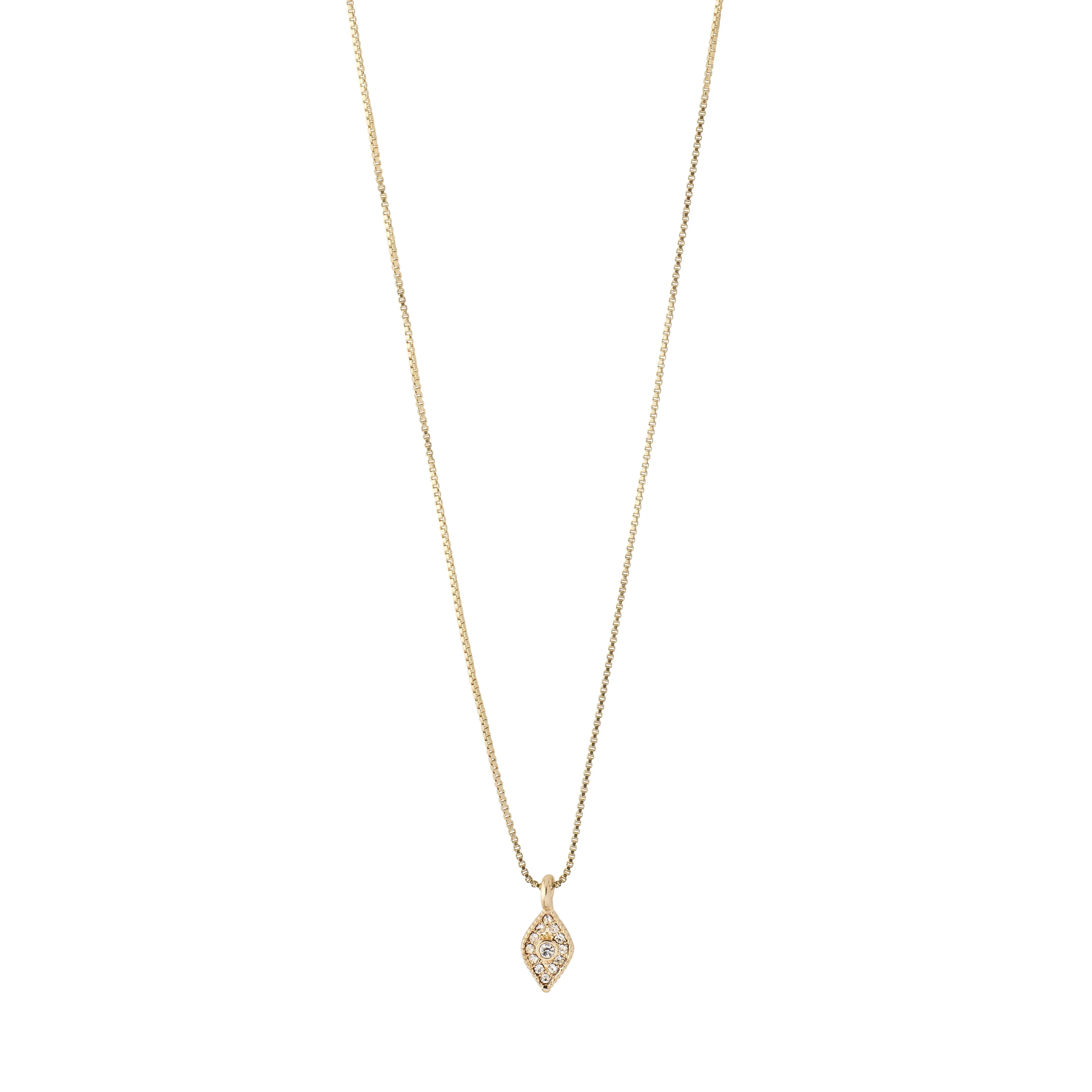 Sincerity Gold Plated Crystal Necklace