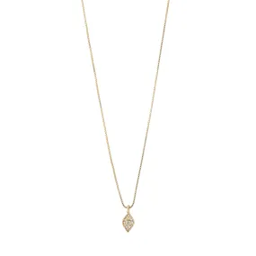 Sincerity Gold Plated Crystal Necklace