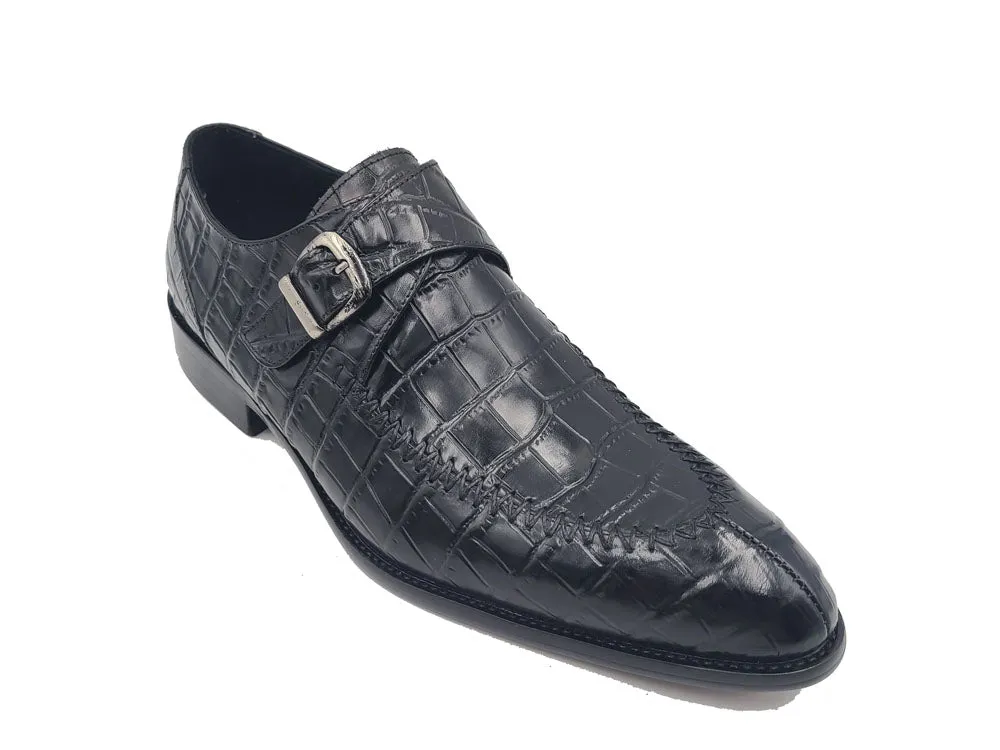 Single Monk Buckle Split Toe Loafer