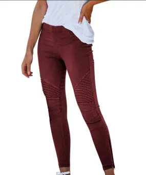 Slim Fitness Leggings Elastic Seamless Jeans