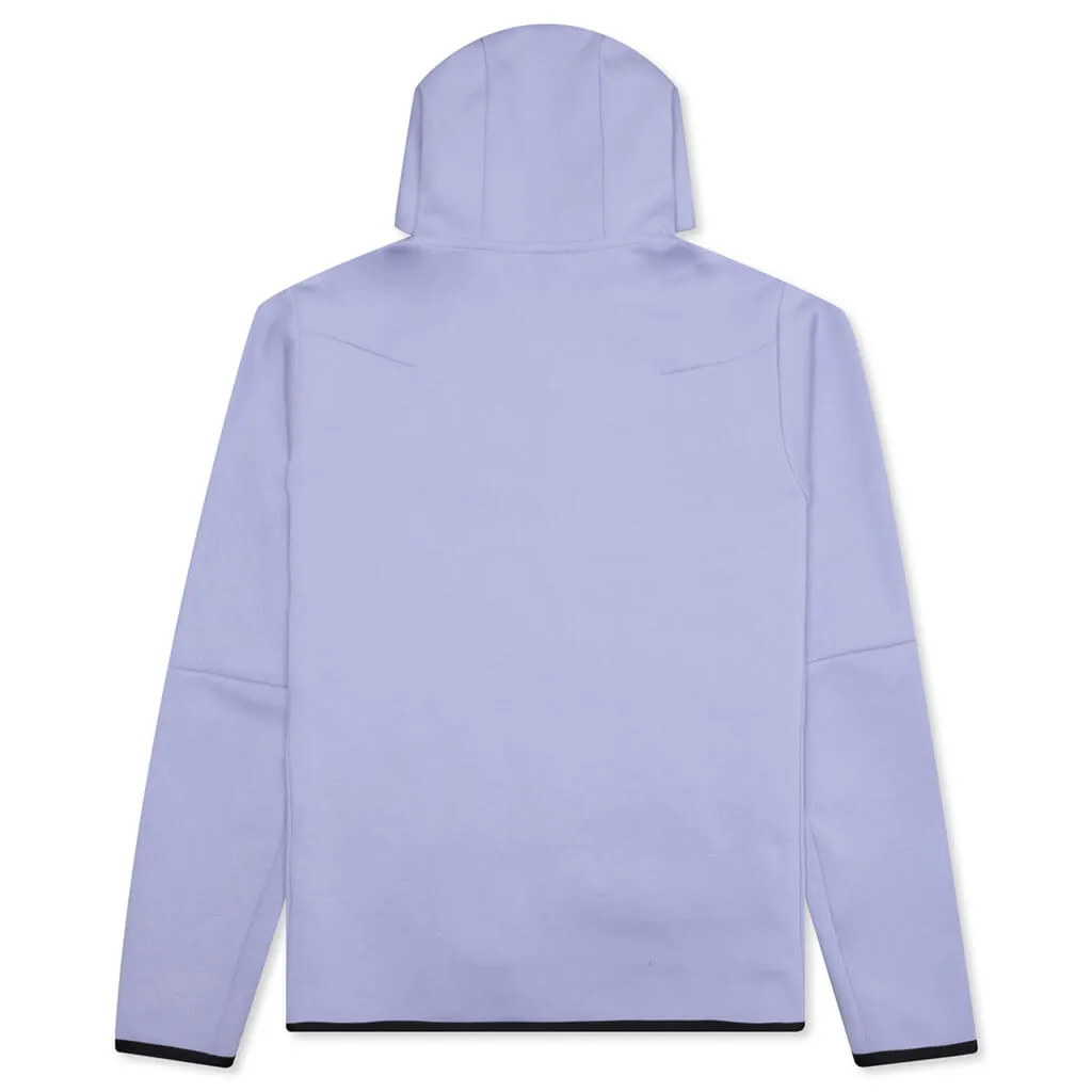 Sportswear Tech Fleece Full Zip Up Hoodie - Light Thistle/Black