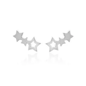 Superfine / Earrings / Star Climber/ Silver