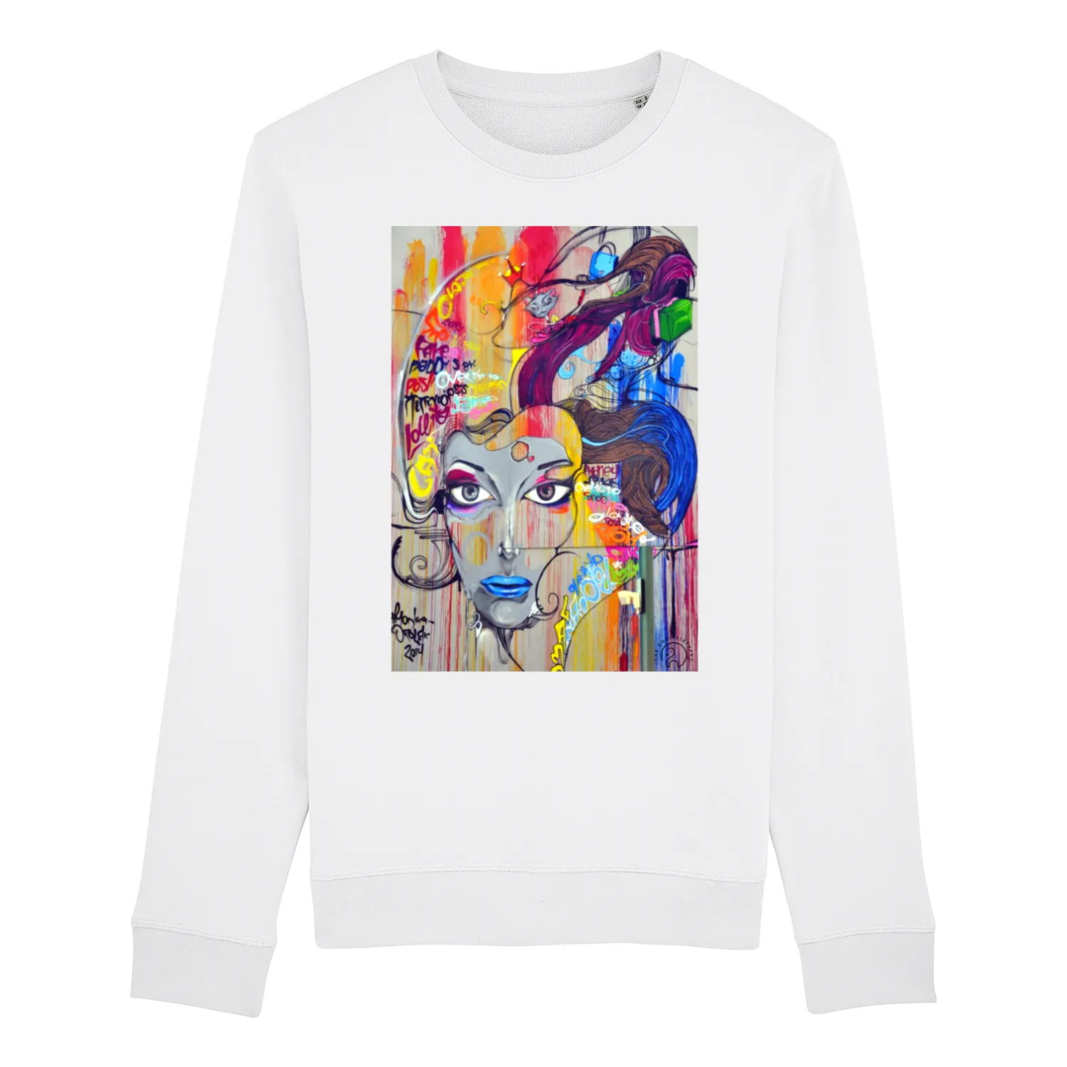 Sweatshirt "Painted Woman"