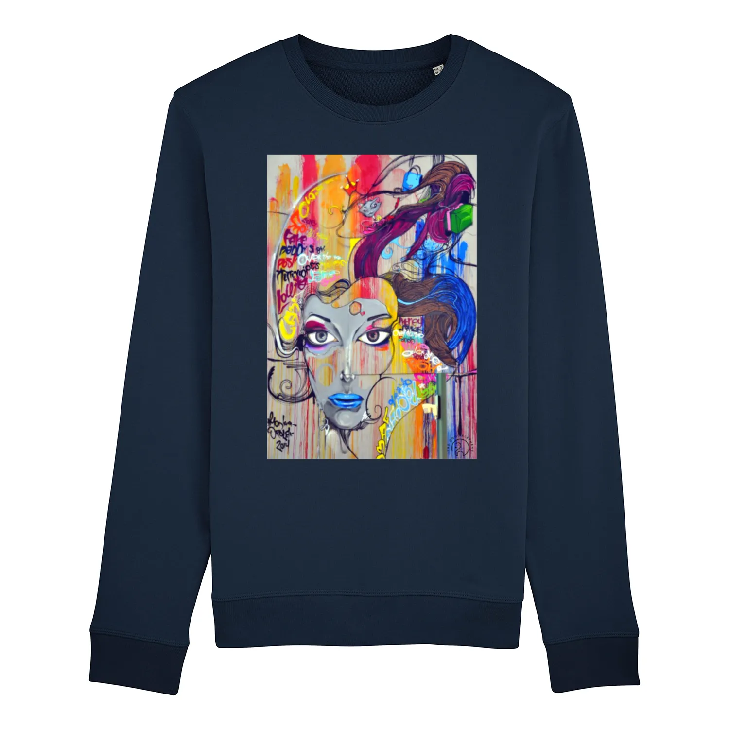 Sweatshirt "Painted Woman"