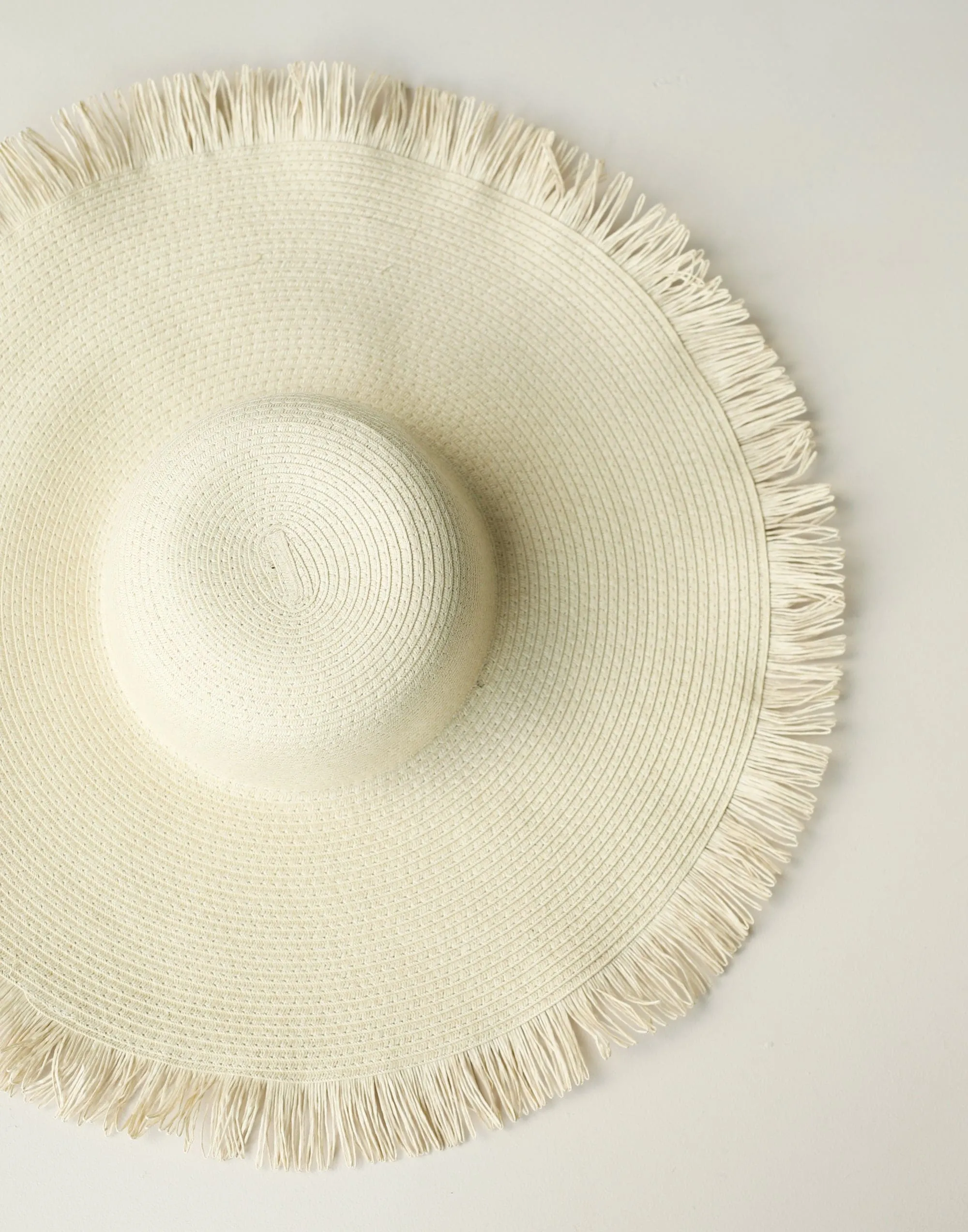 Tamara Wide Brim Straw Hat (Sand)