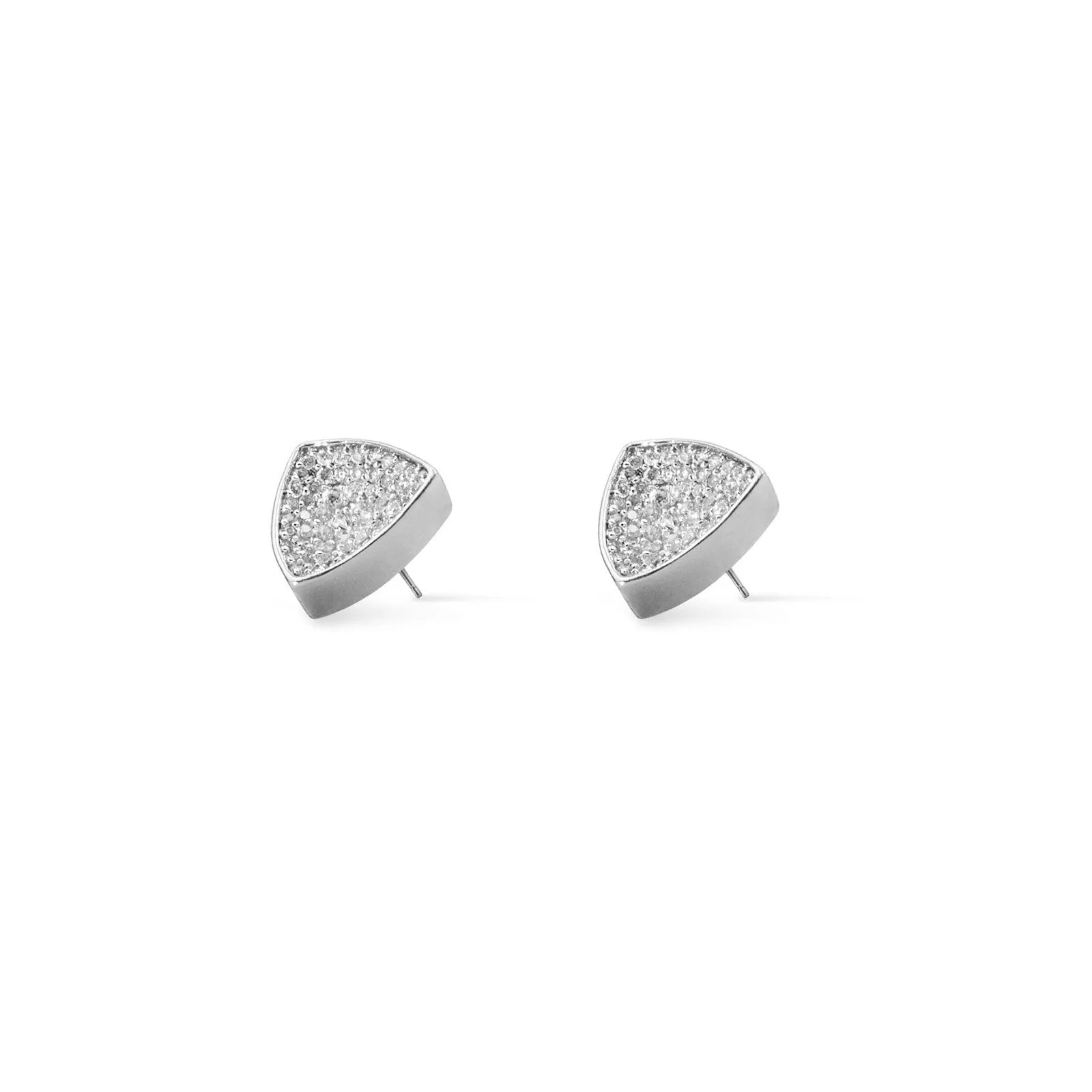 Thyra - Large Concave Pave Studs