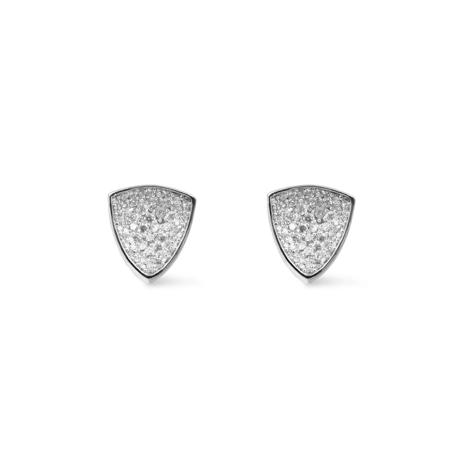 Thyra - Large Concave Pave Studs