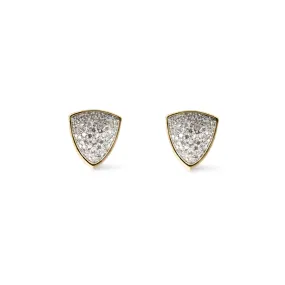 Thyra - Large Concave Pave Studs