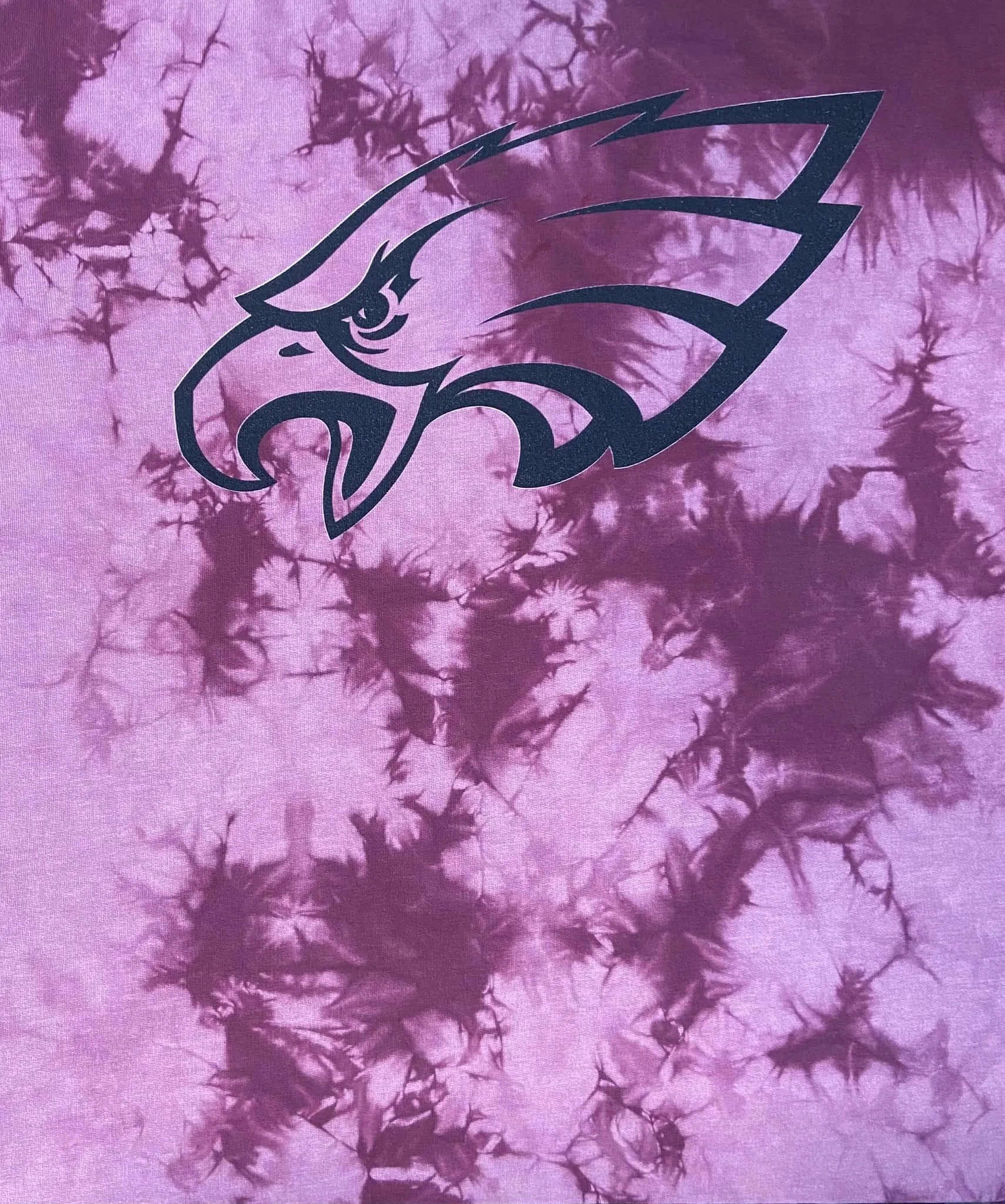 Tie Dye Eagles Crop ( PINK FRIDAY )