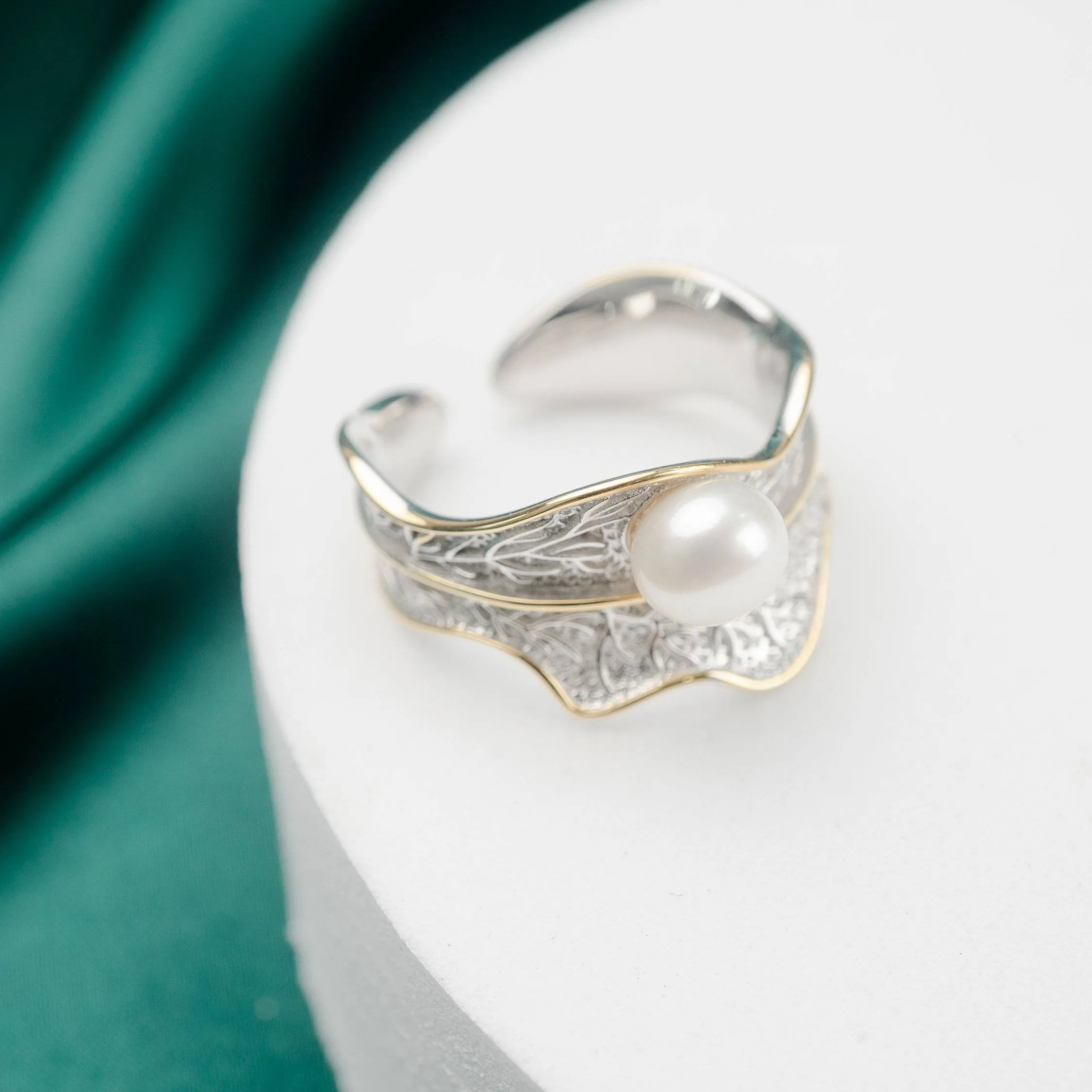 Top Grade Freshwater Pearl Ring WR00068