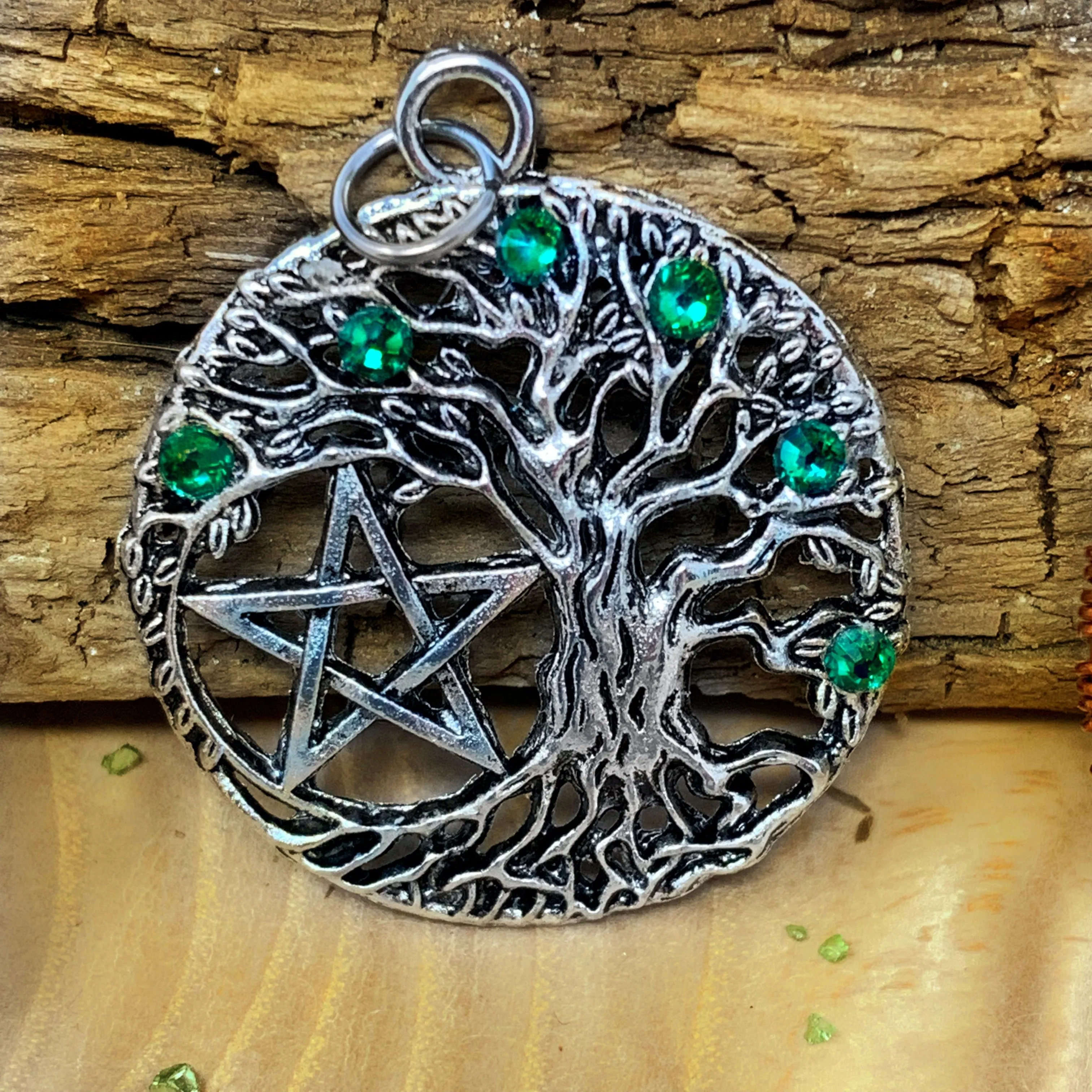 Tree of Life Pentagram Pendant