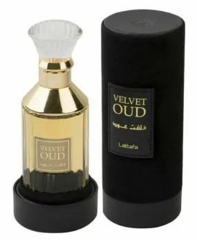 Velvet Oud Eau De Parfum Spray By Lattafa 3.4 oz