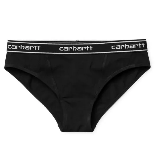 Women's Script Brief Black